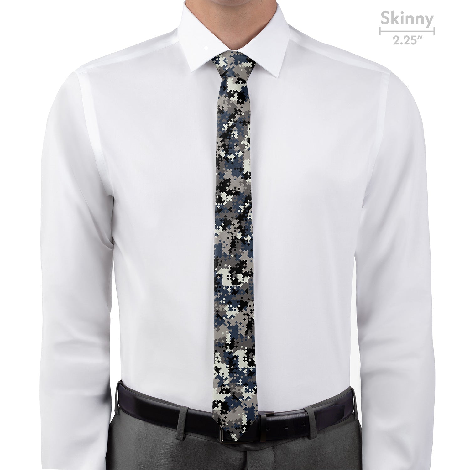 Digi Camo Necktie - Skinny - Knotty Tie Co.