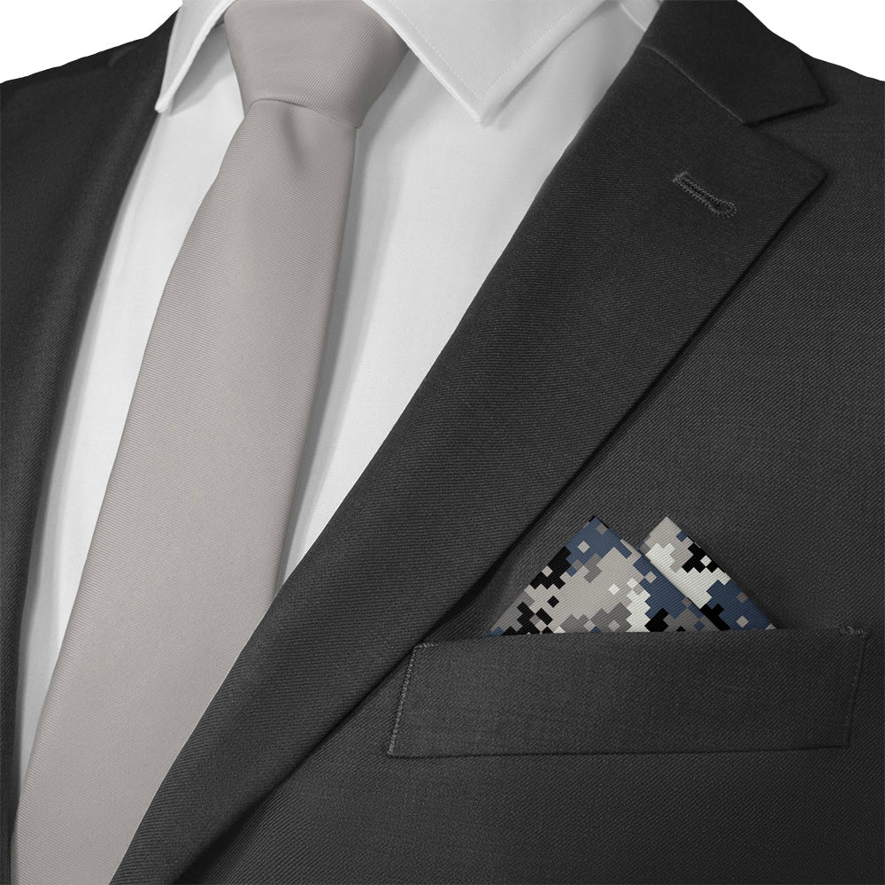 Digi Camo Pocket Square - 12" Square - Knotty Tie Co.