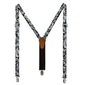 Digi Camo Suspenders - Full Front View - Knotty Tie Co.