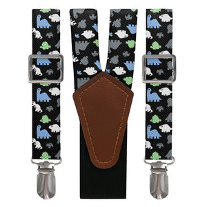 Dinosaur Suspenders - Main View - Knotty Tie Co.