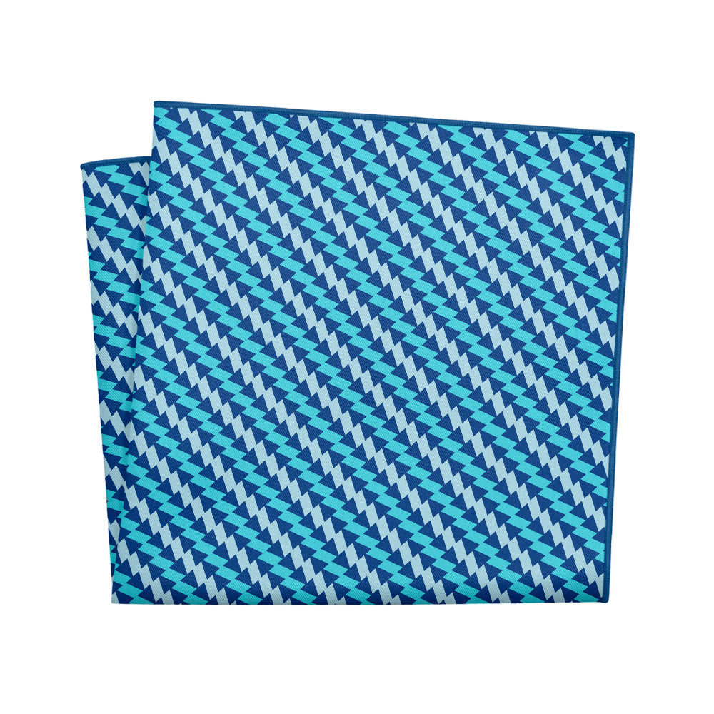 Disruption Geometric Pocket Square - 12" Square - Knotty Tie Co.