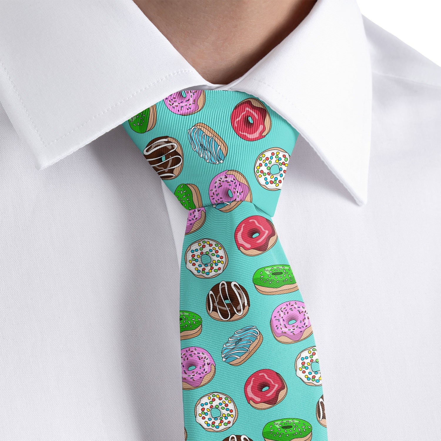 Donuts Necktie - Dress Shirt - Knotty Tie Co.