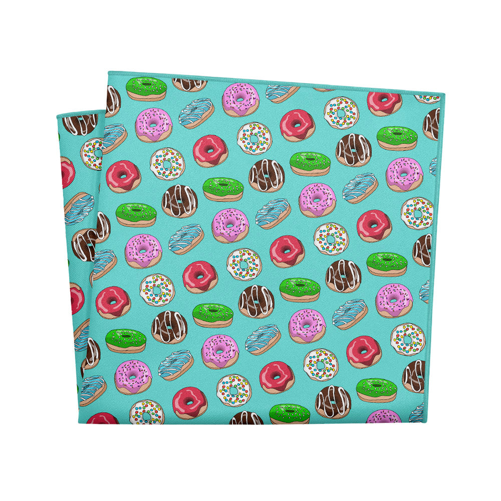 Donuts Pocket Square - 12" Square - Knotty Tie Co.