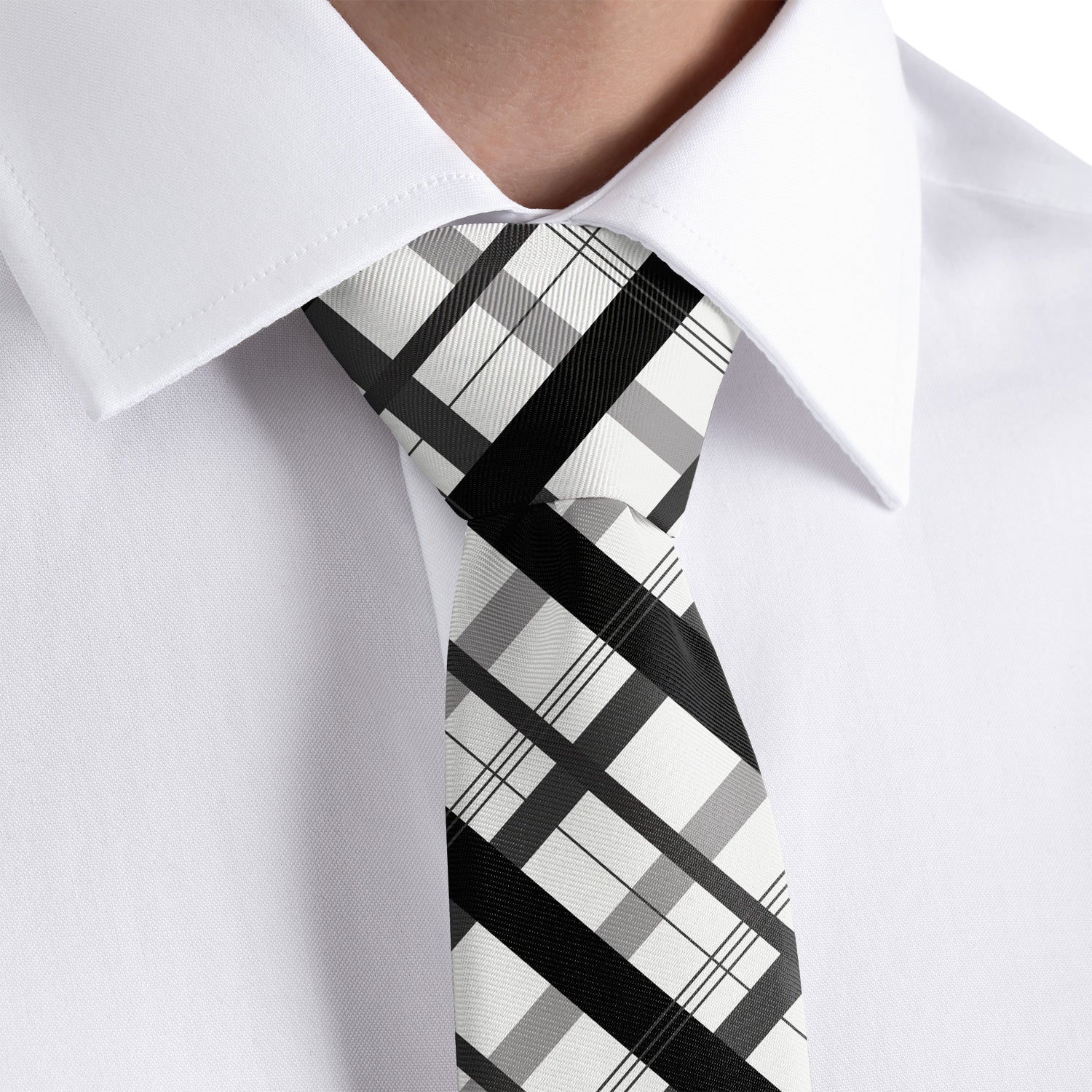 Downing Plaid Necktie - Rolled - Knotty Tie Co.