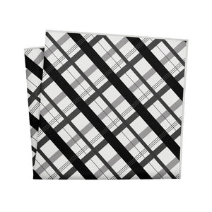 Downing Plaid Pocket Square - 12" Square - Knotty Tie Co.