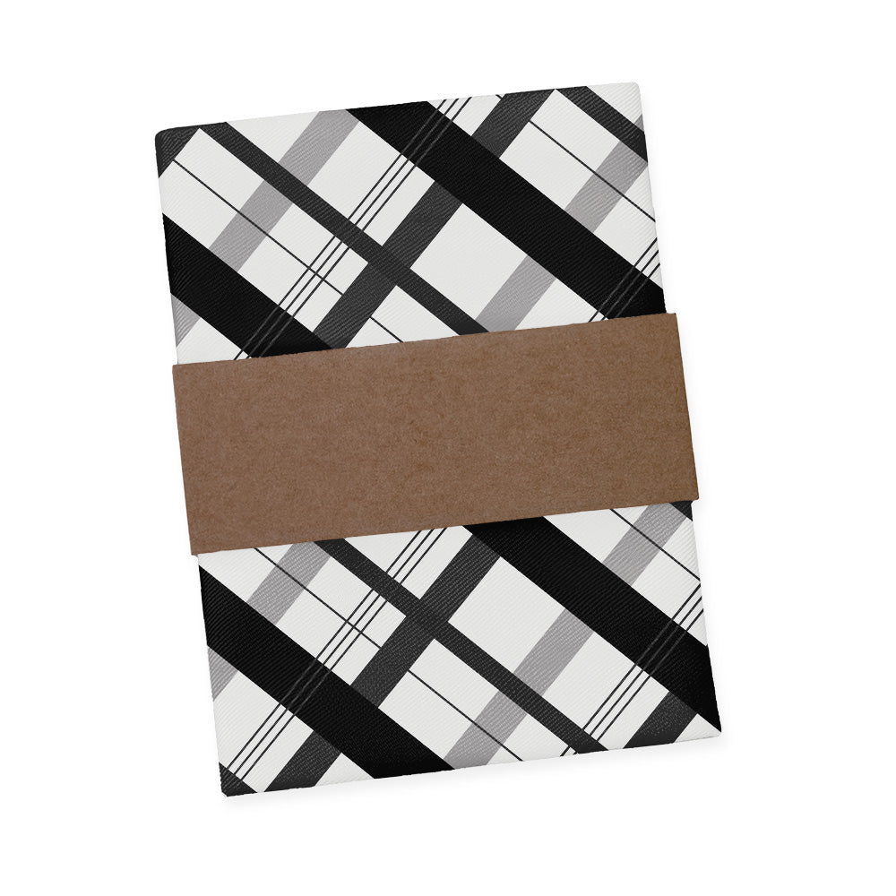 Downing Plaid Pocket Square - Packaging - Knotty Tie Co.