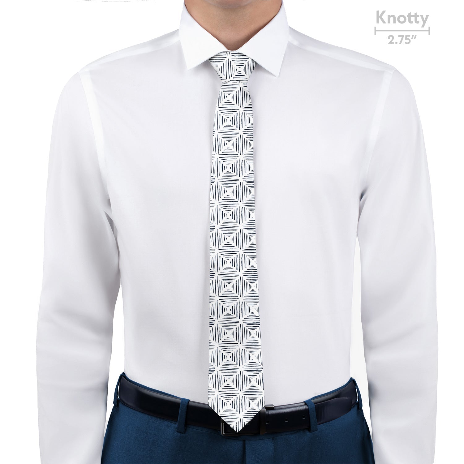 Drawn Geo Necktie -  -  - Knotty Tie Co.