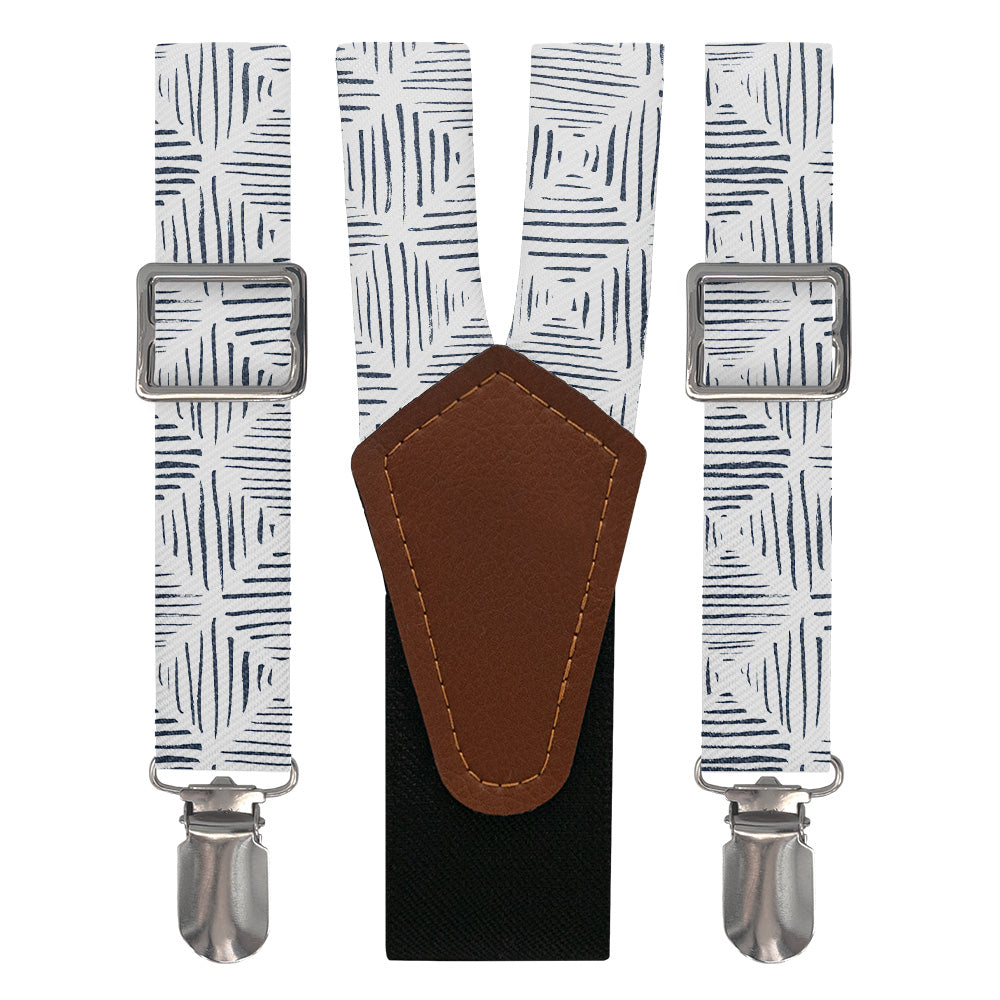 Drawn Geo Suspenders - Main View - Knotty Tie Co.