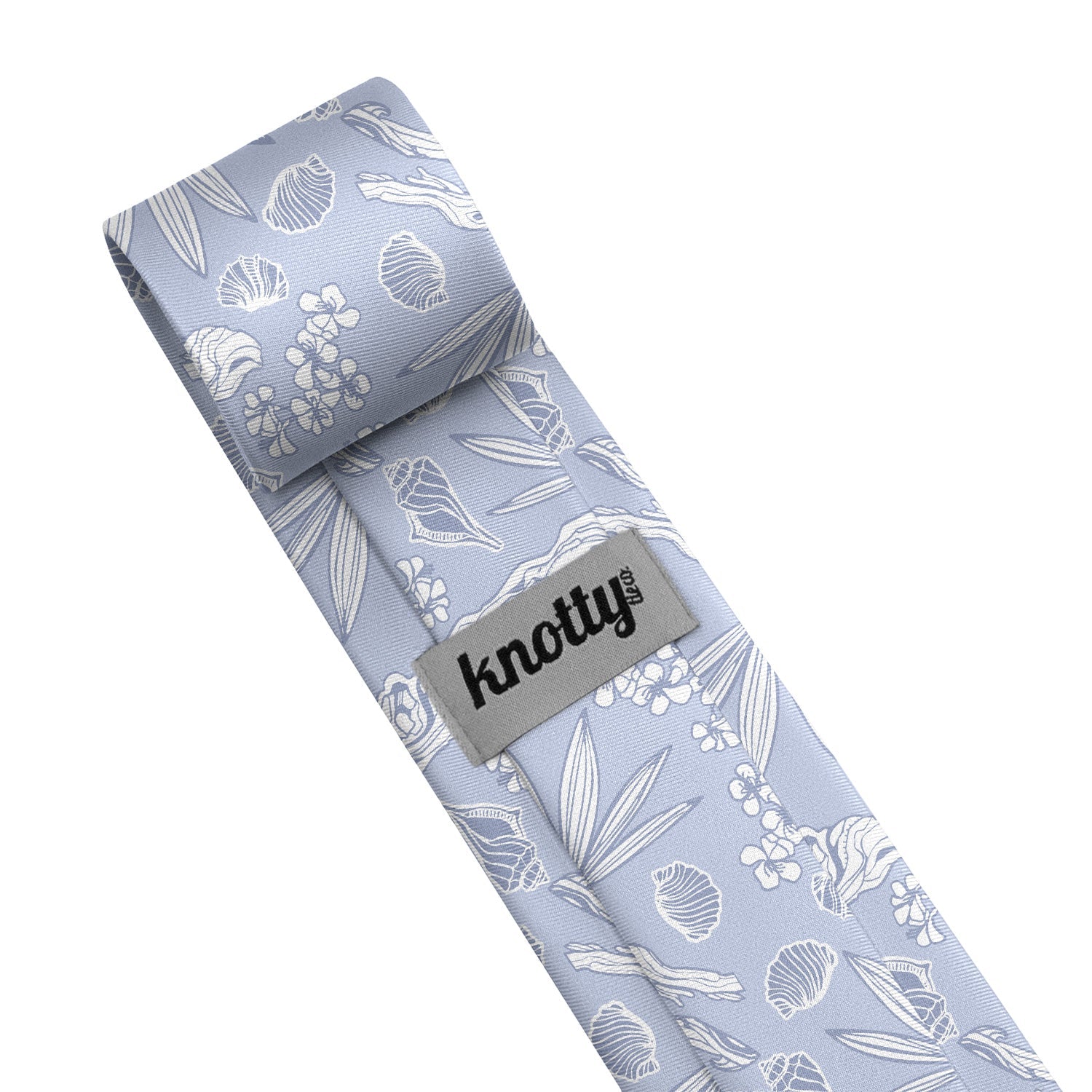 Driftwood Floral Necktie - Tag - Knotty Tie Co.
