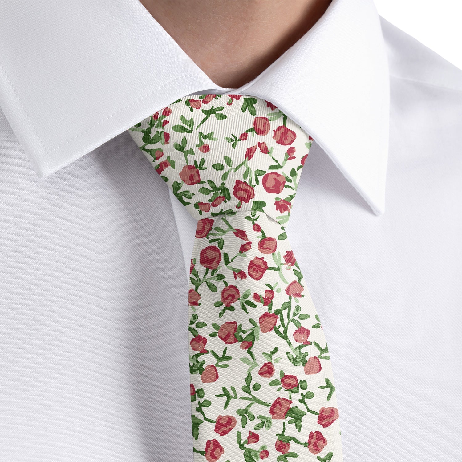 Edward Floral Necktie - Dress Shirt - Knotty Tie Co.