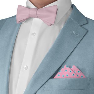 Electric Palm Pocket Square - Matching Bow Tie - Knotty Tie Co.