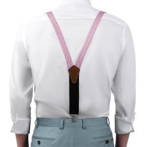 Electric Palm Suspenders - On Model Front View - Knotty Tie Co.