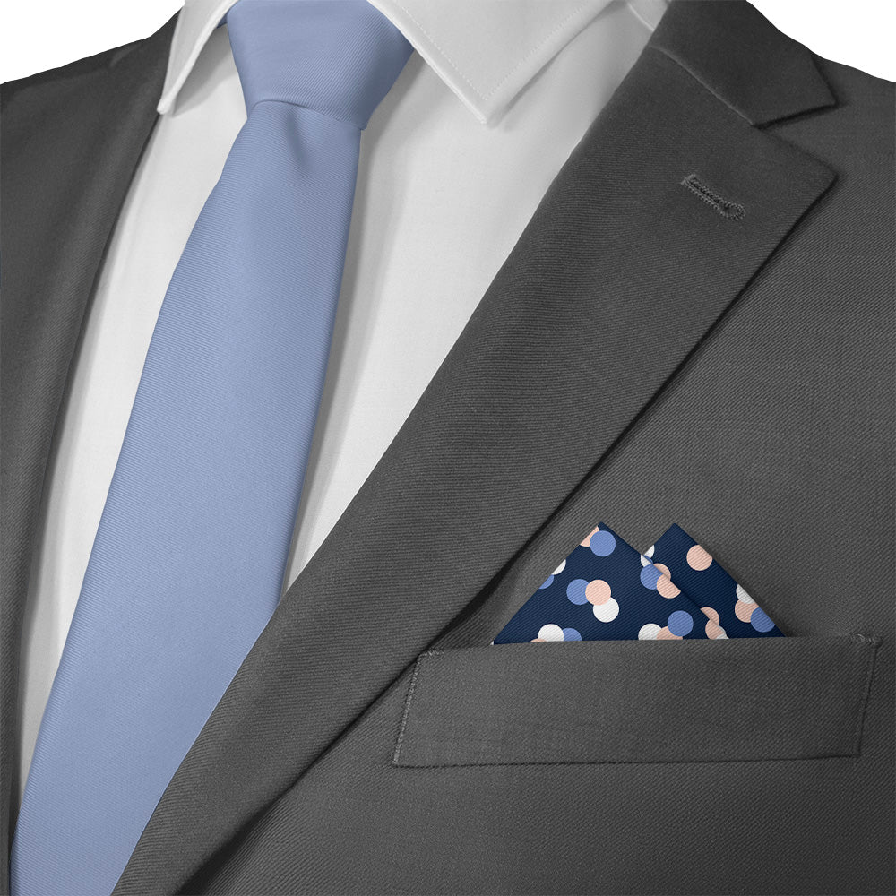 Elizabeth Dots Pocket Square - 12" Square - Knotty Tie Co.