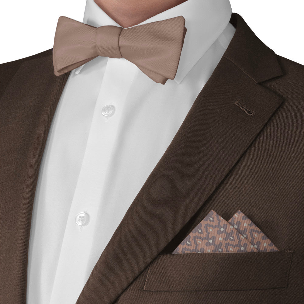 Englewood Pocket Square - Matching Bow Tie - Knotty Tie Co.