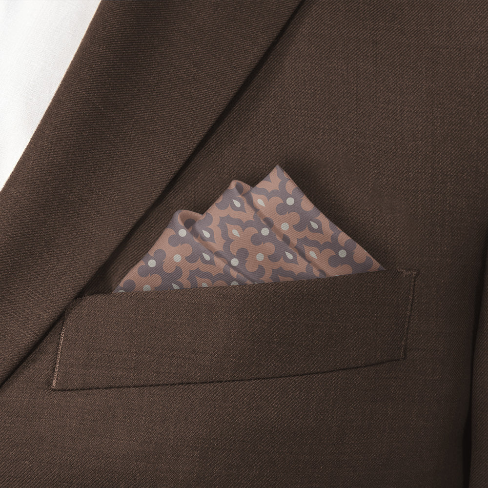 Englewood Pocket Square - Stairs Fold - Knotty Tie Co.