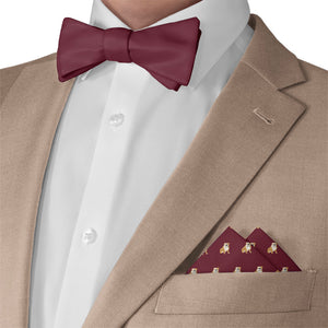 English Bulldog Pocket Square - Matching Bow Tie - Knotty Tie Co.