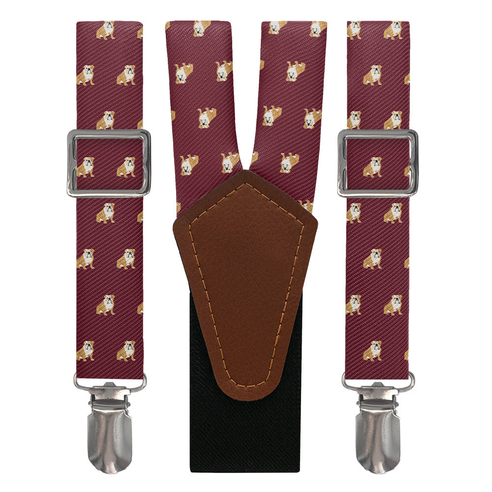 English Bulldog Suspenders - Main View - Knotty Tie Co.