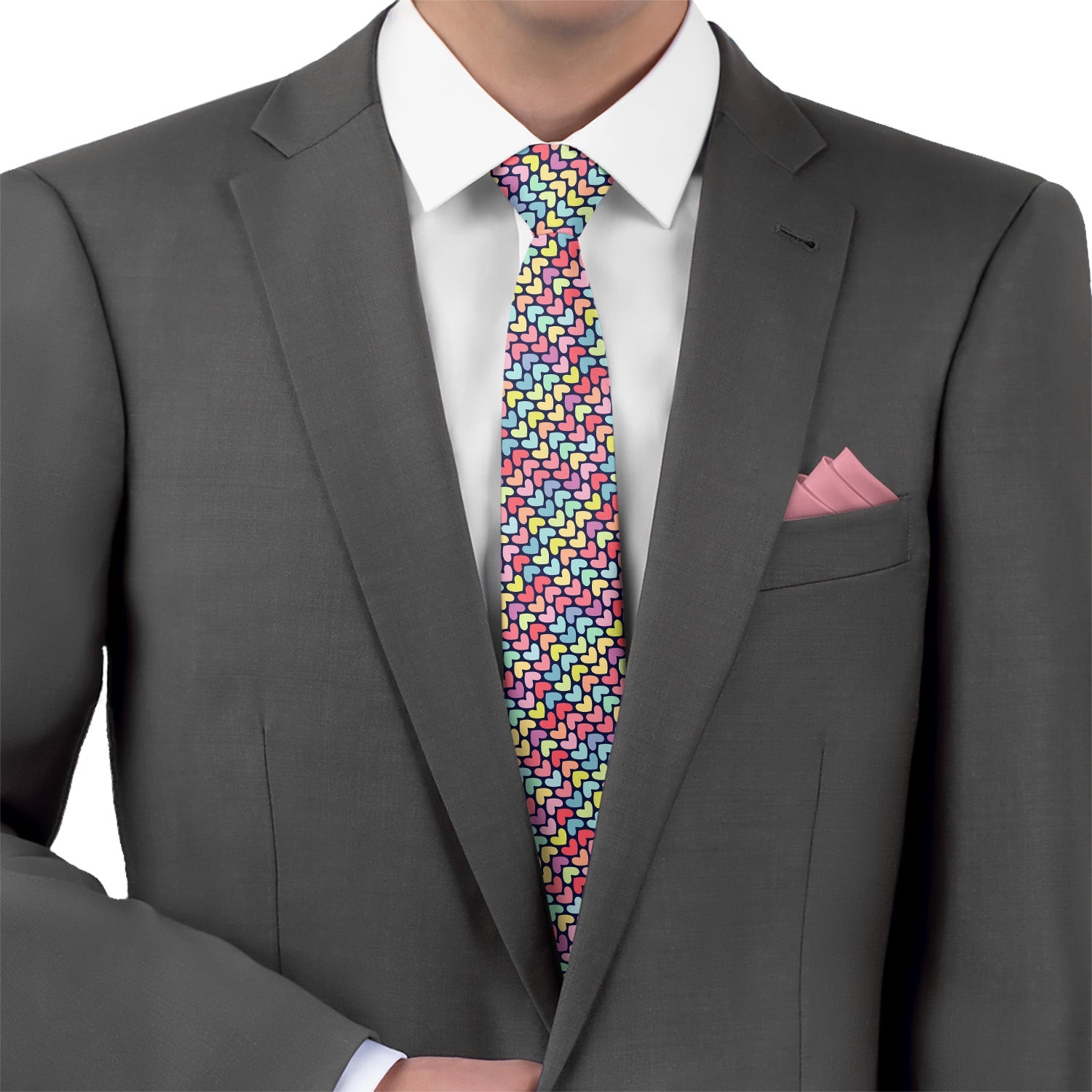 Equal Love Necktie - Matching Pocket Square - Knotty Tie Co.