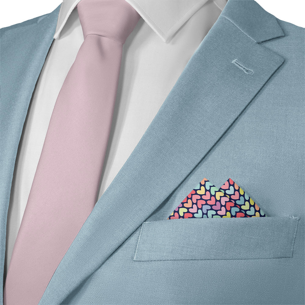 Equal Love Pocket Square - Matching Necktie- Knotty Tie Co.