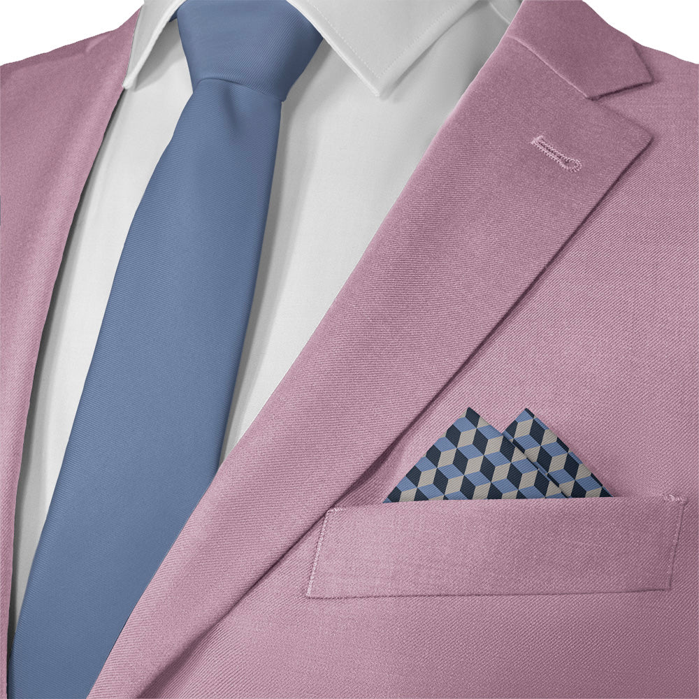 Escher Geometric Pocket Square - 12" Square - Knotty Tie Co.