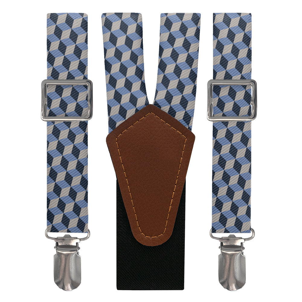 Escher Geometric Suspenders - Main View - Knotty Tie Co.