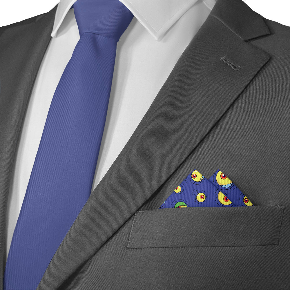 Eyeballs Pocket Square - 12" Square - Knotty Tie Co.