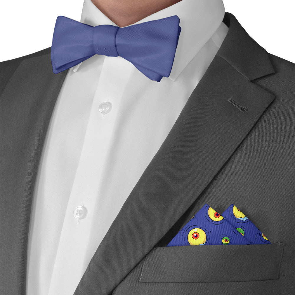 Eyeballs Pocket Square - Matching Bow Tie - Knotty Tie Co.