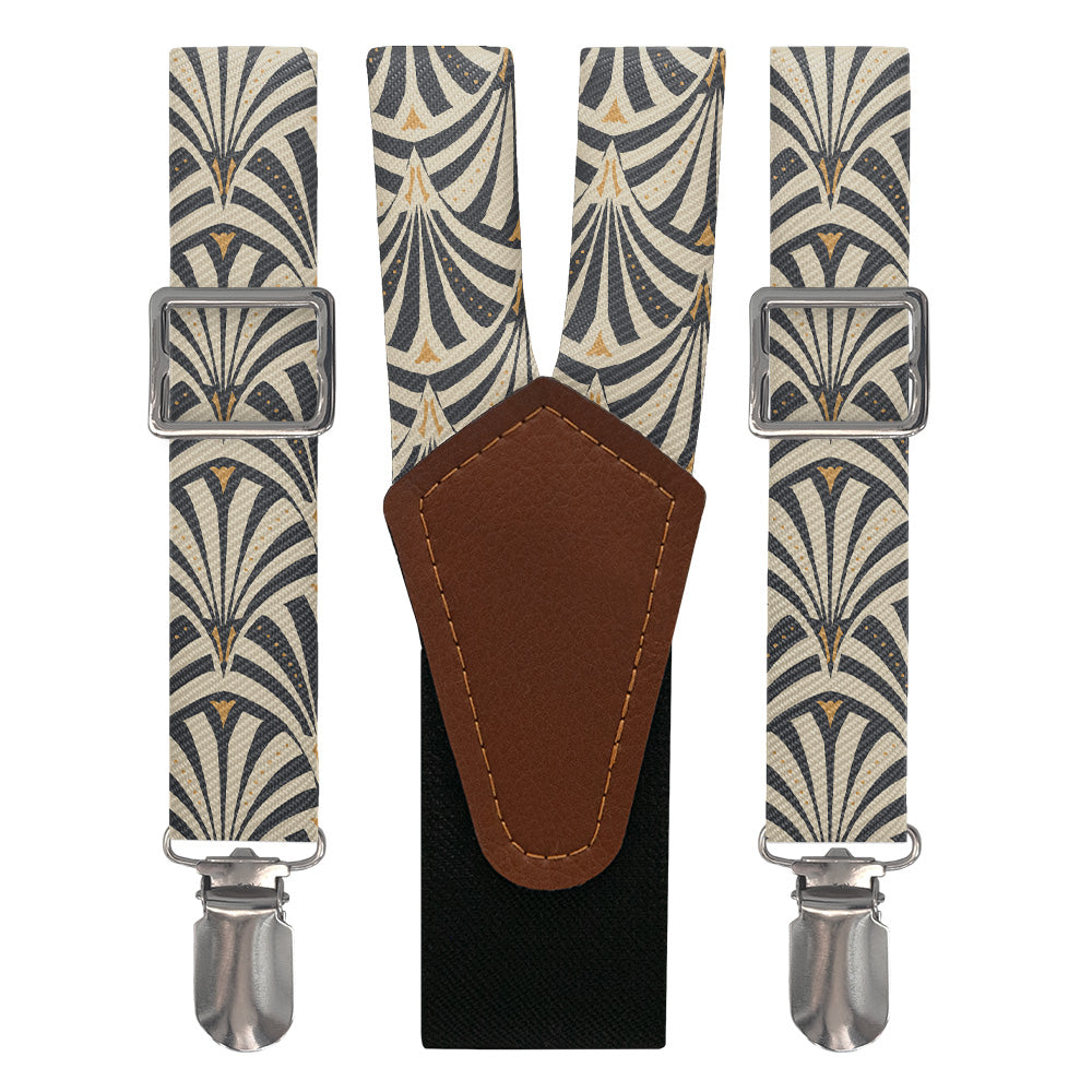 Fanfare Geometric Suspenders - Main View - Knotty Tie Co.