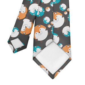 Fantastic Foxes Necktie - Tipping - Knotty Tie Co.