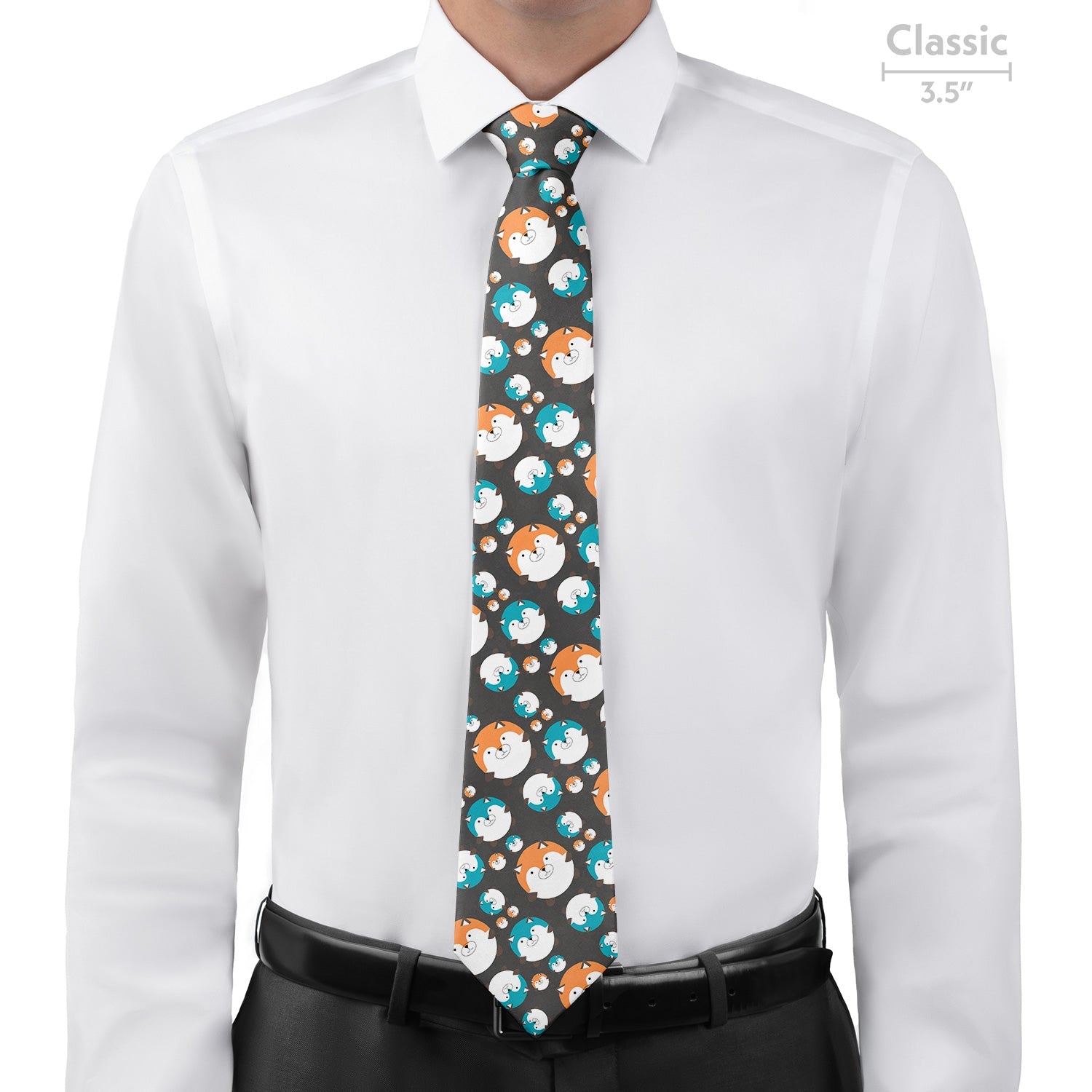 Fantastic Foxes Necktie - Classic - Knotty Tie Co.