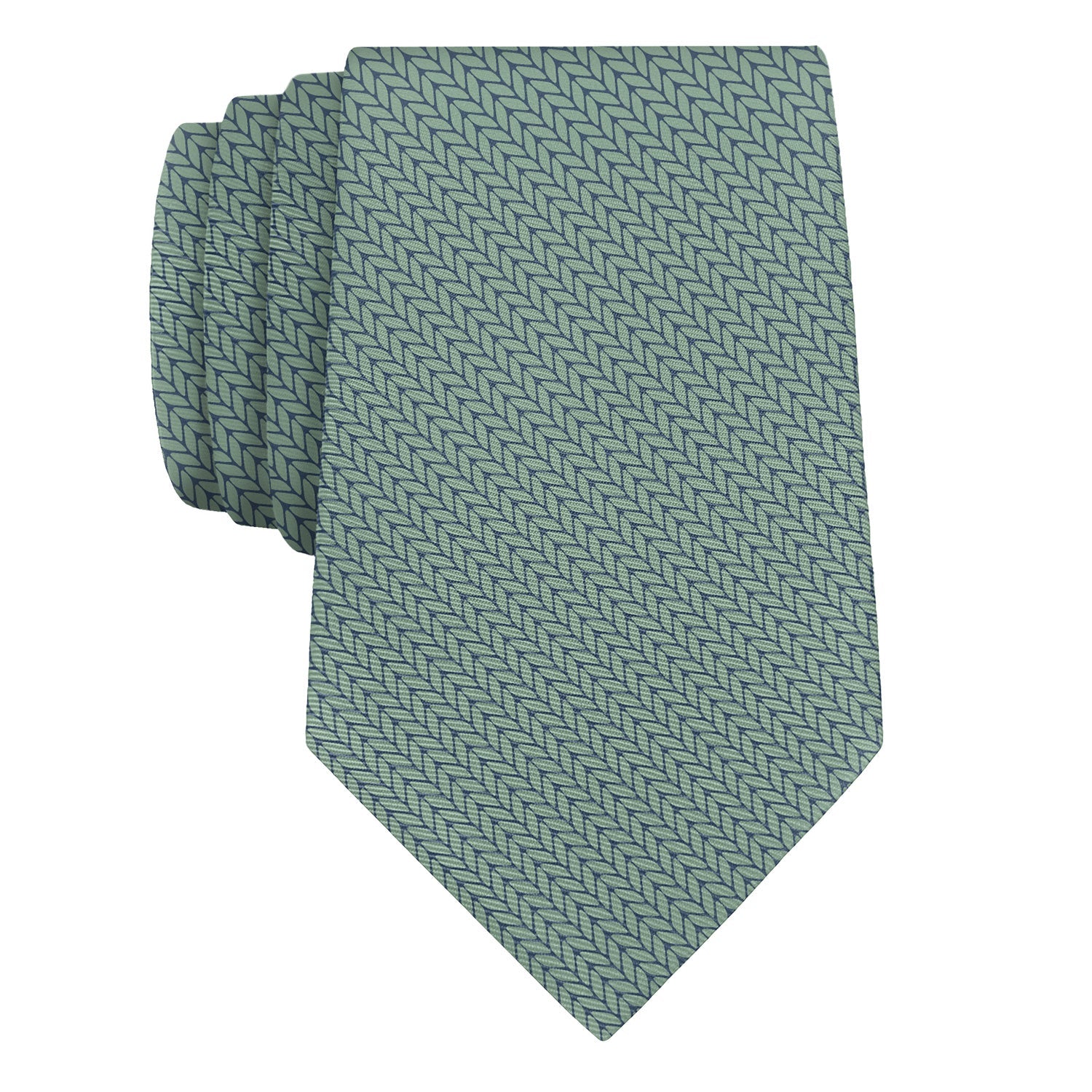 Faux Knit Necktie - Rolled - Knotty Tie Co.