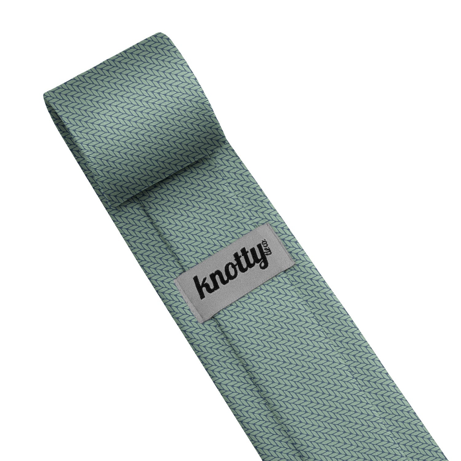 Faux Knit Necktie - Tag - Knotty Tie Co.