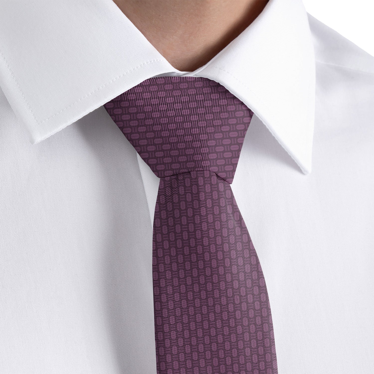 Faux Weave Necktie - Rolled - Knotty Tie Co.