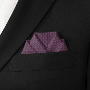 Faux Weave Pocket Square - Scalloped Fold - Knotty Tie Co.