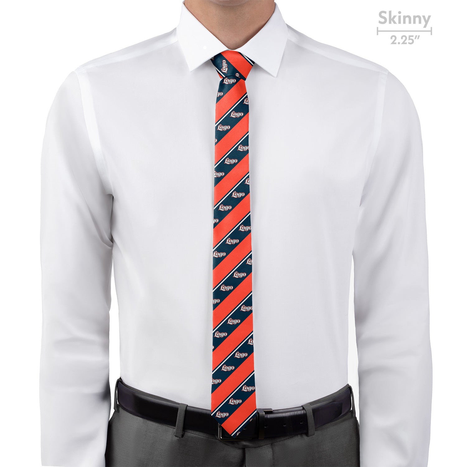 Custom Federal 2 Logo Tie - Skinny - Knotty Tie Co.