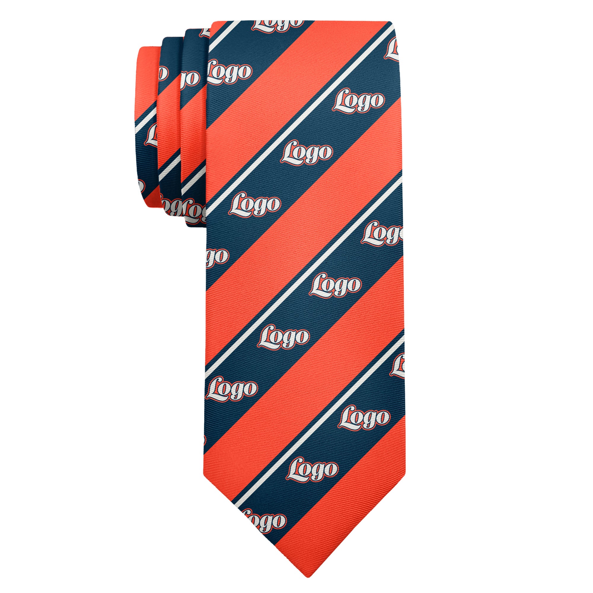 Custom Federal 2 Logo Tie - Long Roll - Knotty Tie Co.