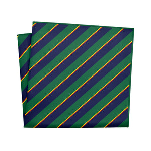 Federal Stripe Pocket Square - 12" Square - Knotty Tie Co.