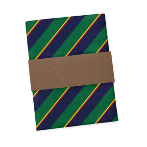 Federal Stripe Pocket Square - Packaging - Knotty Tie Co.