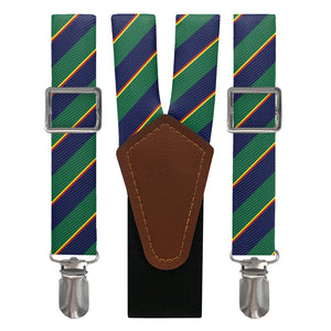 Federal Stripe Suspenders - Main View - Knotty Tie Co.