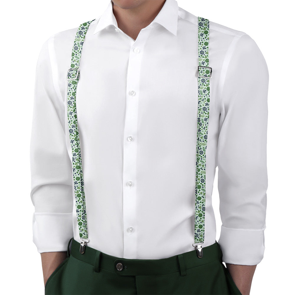 Field Floral Suspenders - Main View - Knotty Tie Co.