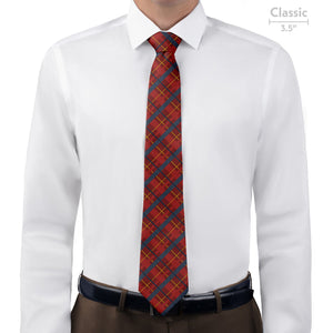 Finestra Plaid Necktie - Classic - Knotty Tie Co.