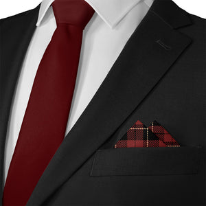 Finestra Plaid Pocket Square