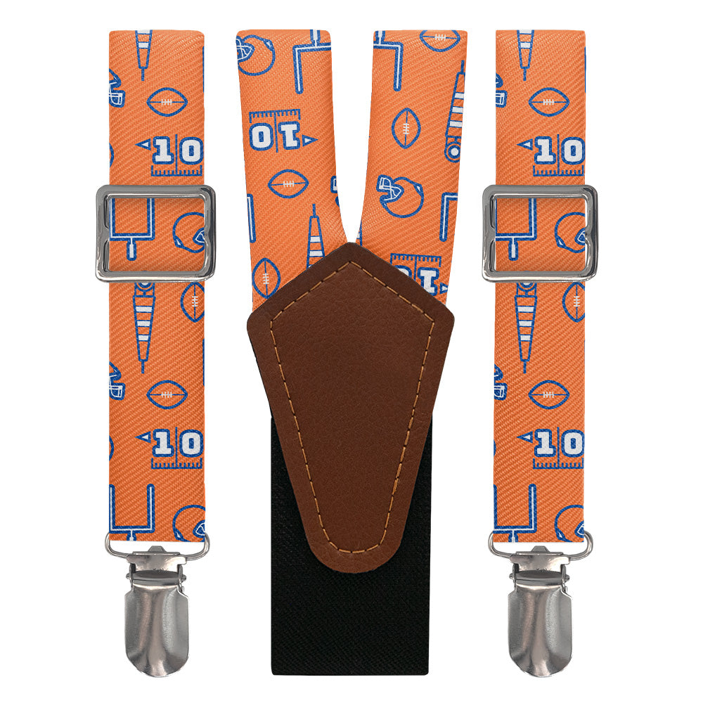 First Down Football Suspenders