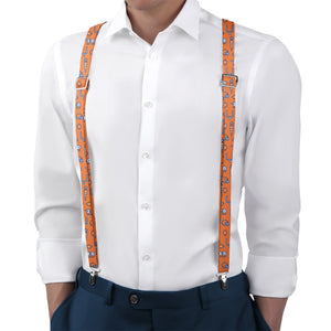 First Down Football Suspenders