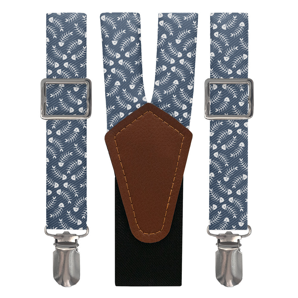 Fishbone Suspenders - Main View - Knotty Tie Co.