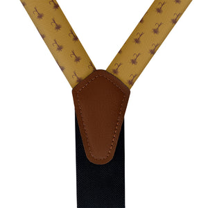 Fishing Lure Suspenders - Vegan Leather Y-Back - Knotty Tie Co.