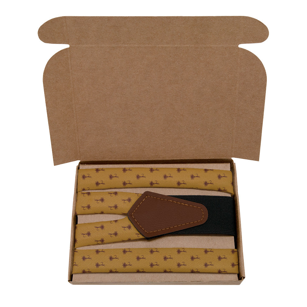 Fishing Lure Suspenders - Kraft Gift Box Packaging - Knotty Tie Co.