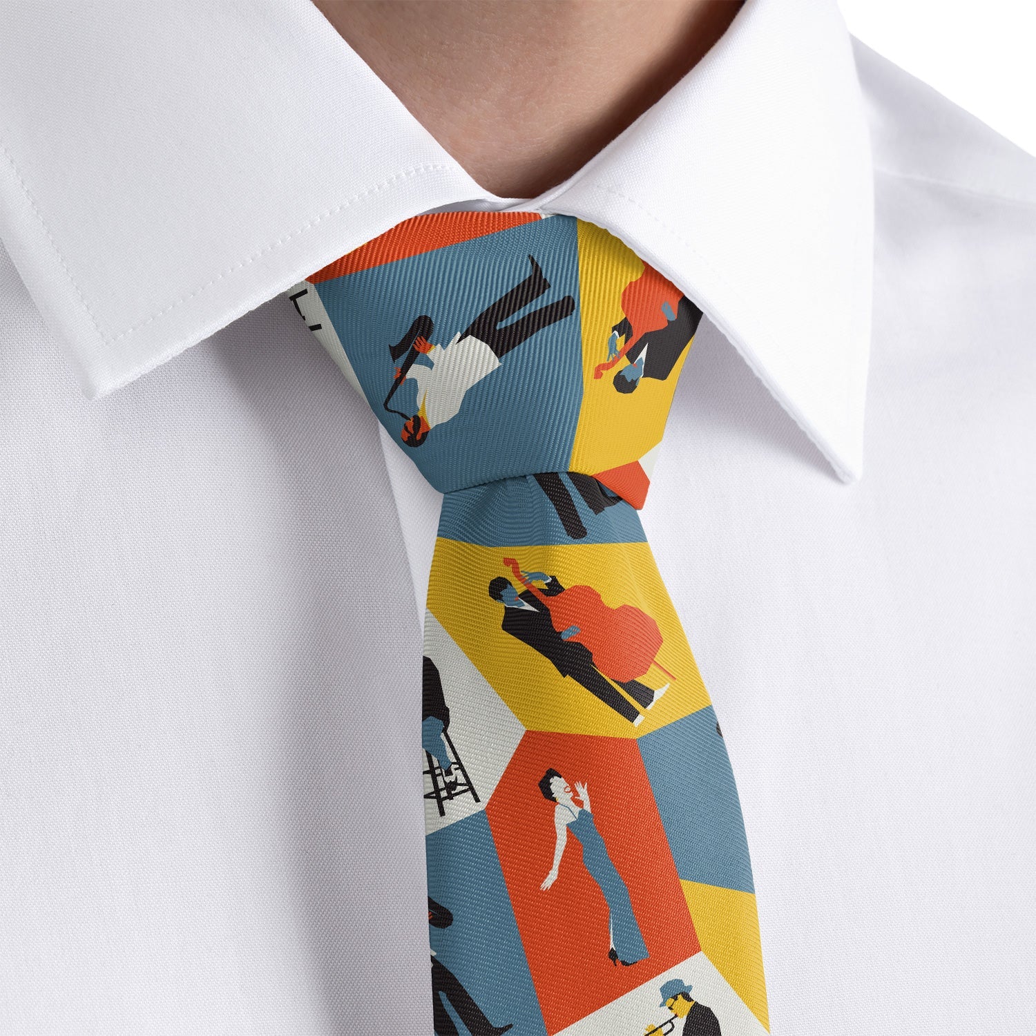 Five Points Jazz Necktie - Dress Shirt - Knotty Tie Co.