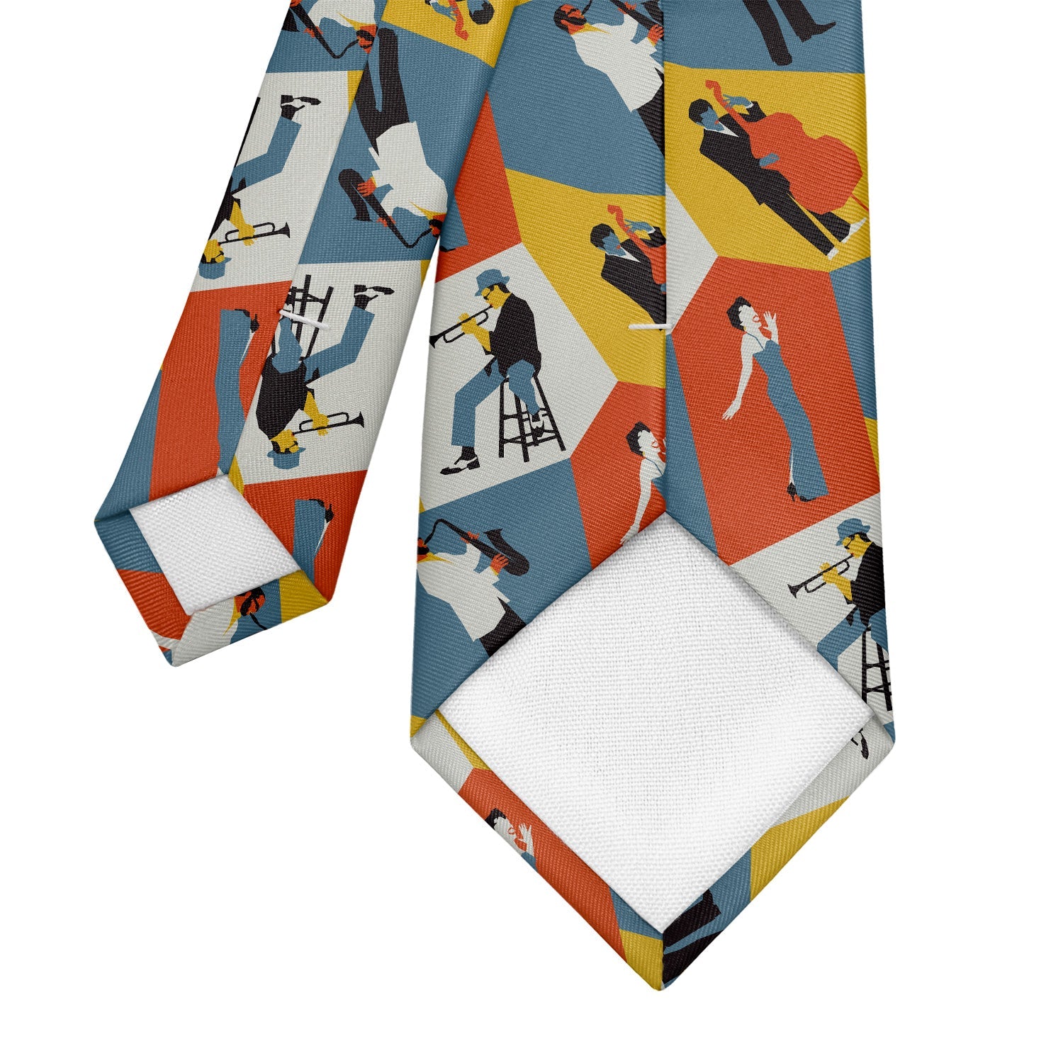 Five Points Jazz Necktie - Tipping - Knotty Tie Co.