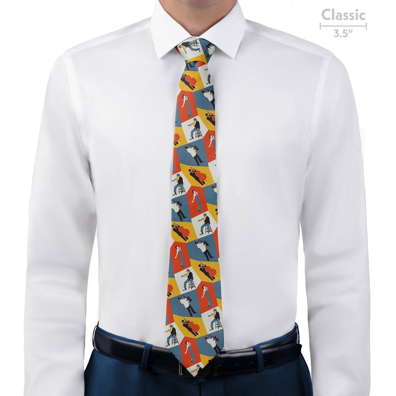 Five Points Jazz Necktie - Classic - Knotty Tie Co.